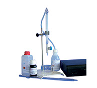 Complete kit in case for acetic acid determination