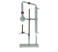 Volatile acidity extractor Duclaux-Gayon on stand with heating