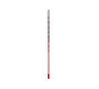 Laboratory type thermometer - red spirit filled  -10/+60 - in 1/2°