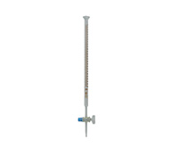 Burette 25 ml - 1/10 - verre clair robinet verre