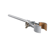 Clamp for stand without nut. Cork coated. Opening 40 mm