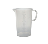 Graduated pitcher, PP - 100 ml raised scale