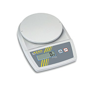 Compact balance, plastic weighing plate, 400g weighing range - 0,1g readout
