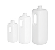 Square bottle with handle  PP 250 ml