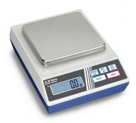 Compact balance, stainless steel weighing plate, 200g weighing range - 0,01g rea