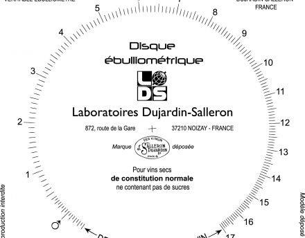 Disque ébulliométrique