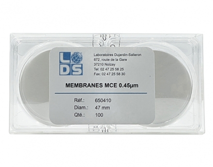 Membrane blanche unie