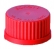 Bouchon de ballon double GL45 rouge pour distillateur automatique